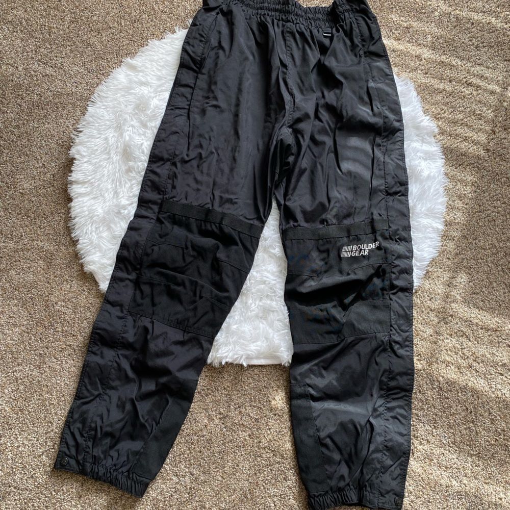 Boulder Gear Snow Pants Ski Snowboarding Zipped Legs Fleece Lined‎ Mens Medium